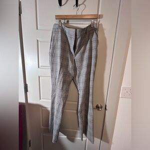 Express Boot Cut Plaid Dress Pants